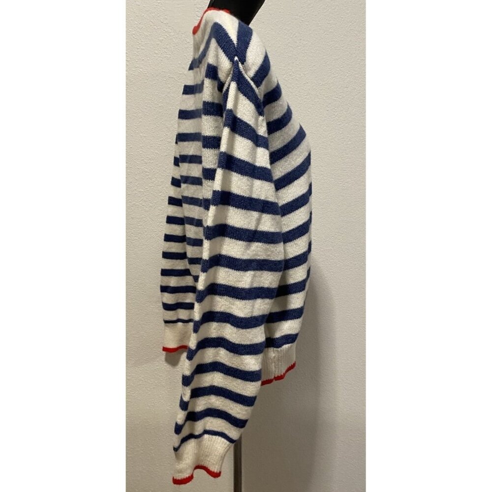 Shein Womens Size M Sweater Striped Long Sleeve - Picture 6 of 9